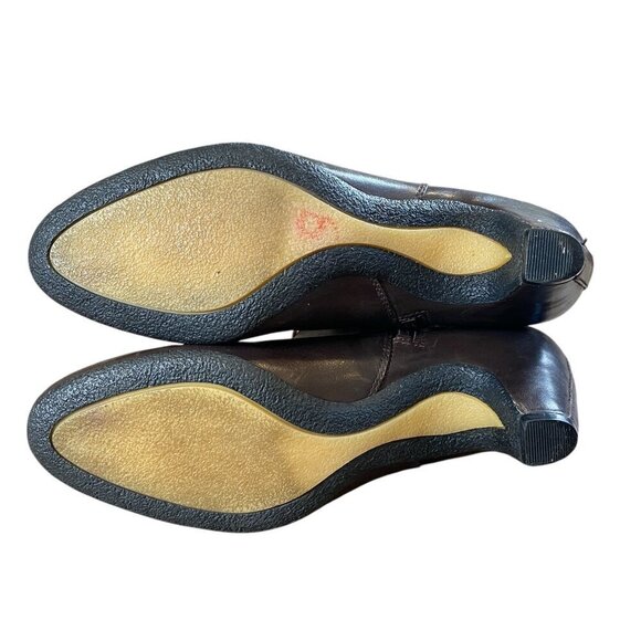 Sam Edelman Brown Leather Ankle Boots/Booties Sz 7 #335E - Picture 7 of 7